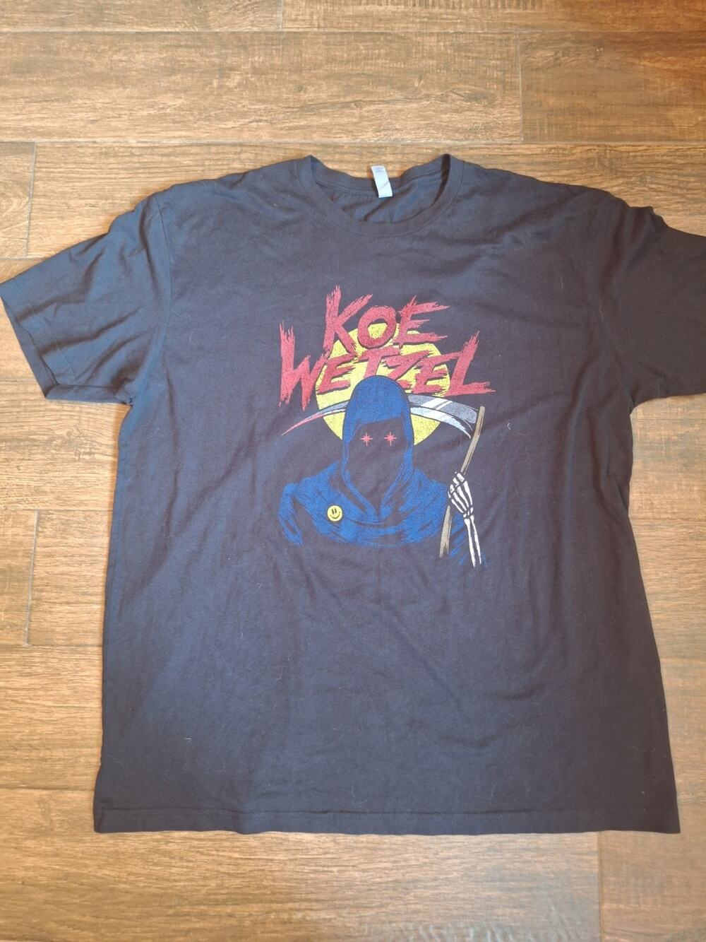 Koe Wetzel Mens Concert Tee Size 2XL Road To Hell Paso Black
